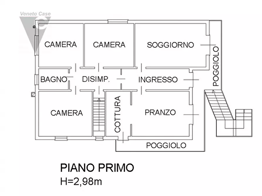Immagine 22 di Casa indipendente in vendita  a Ponte San Nicolò