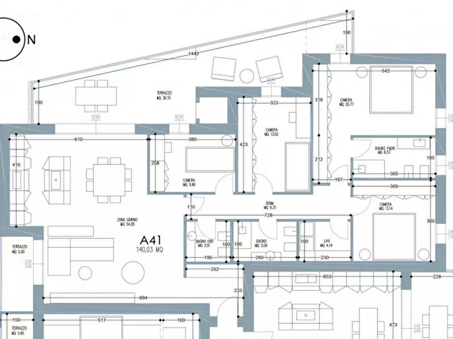 Immagine 12 di Appartamento in vendita  in VIA PAOLO SARPI a Padova
