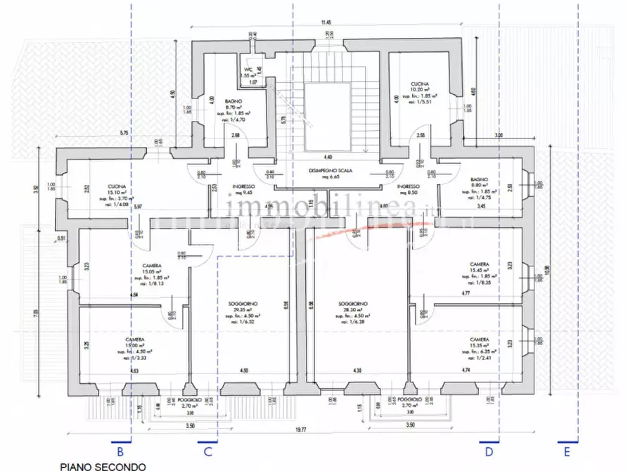 Immagine 5 di Casa quadrifamiliare in vendita  in Via Fratelli Lavanda a Torri Del Benaco