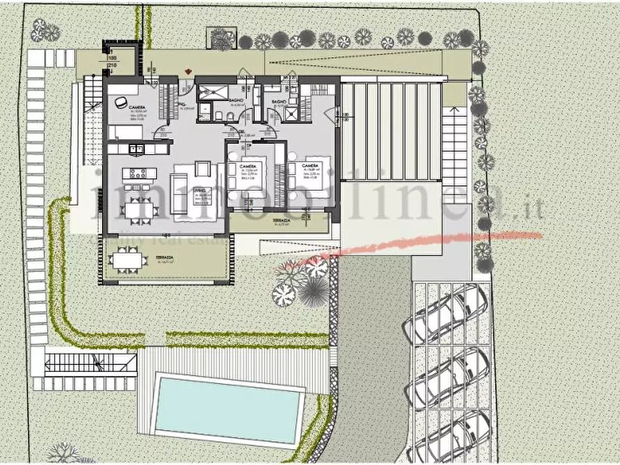 Immagine 19 di Appartamento in vendita  in Via per Albisano a Torri Del Benaco