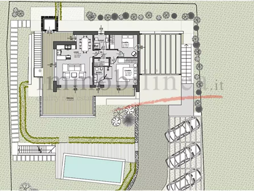 Immagine 16 di Attico in vendita  in via per Albisano -  TRILOGY a Torri Del Benaco