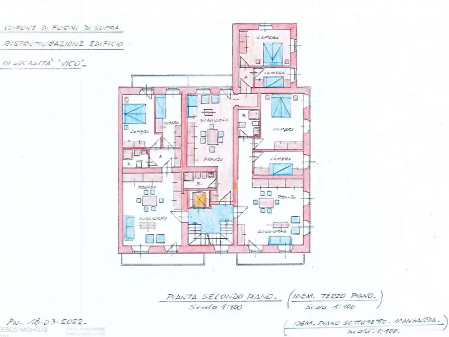 Immagine 14 di Palazzo in vendita  in Via Latteria 7 a Forni Di Sopra