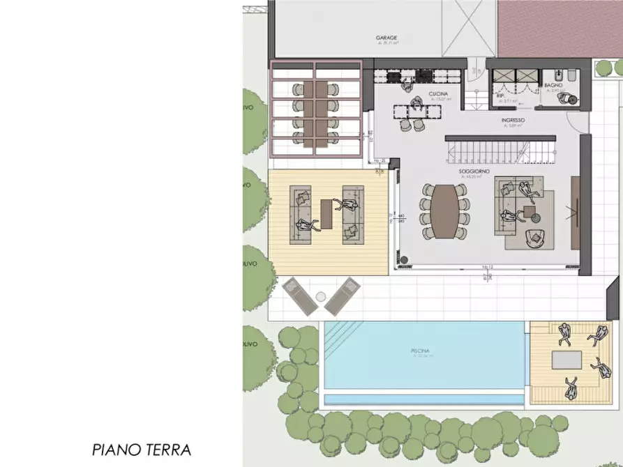 Immagine 33 di Villa in vendita  in via villaggio oliveto a Costermano sul Garda