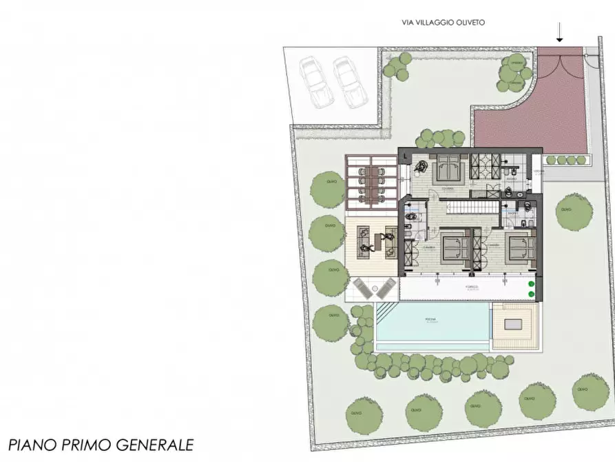 Immagine 34 di Villa in vendita  in via villaggio oliveto a Costermano sul Garda