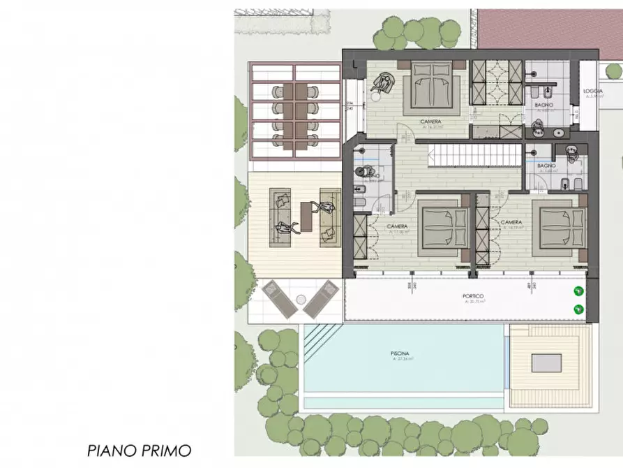 Immagine 35 di Villa in vendita  in via villaggio oliveto a Costermano sul Garda