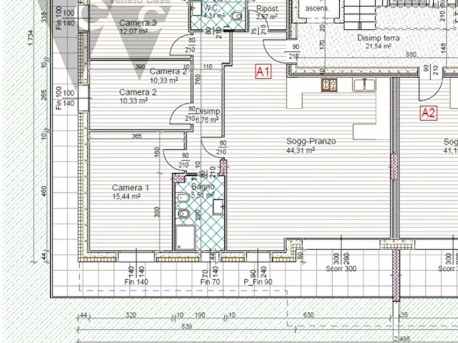 Immagine 22 di Appartamento in vendita  a Ponte San Nicolò