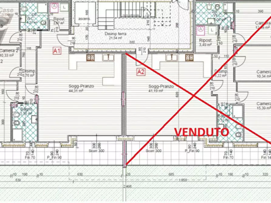 Immagine 22 di Appartamento in vendita  a Ponte San Nicolò