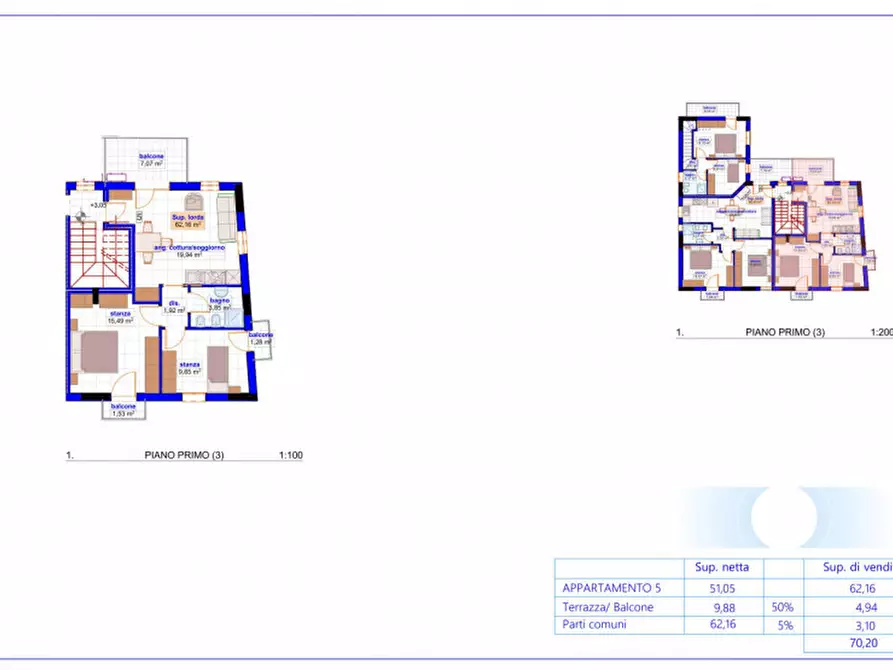 Immagine 19 di Appartamento in vendita  in via regina margherita a Palau