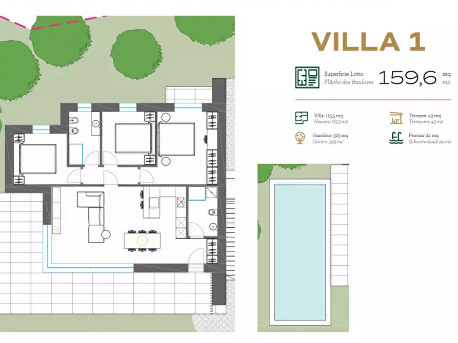 Immagine 29 di Villa in vendita  a Costermano sul Garda