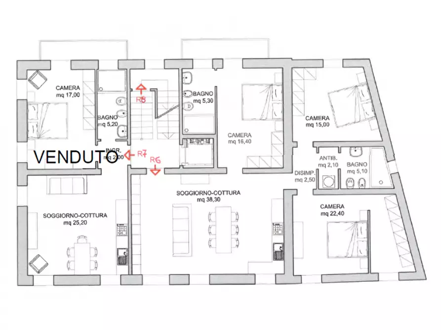 Immagine 15 di Appartamento in vendita  in via borgo berga a Vicenza