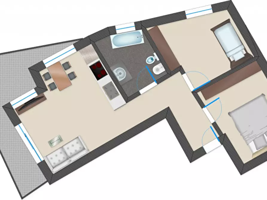 Immagine 13 di Appartamento in vendita  in Plars di Mezzo a Lagundo .Algund.