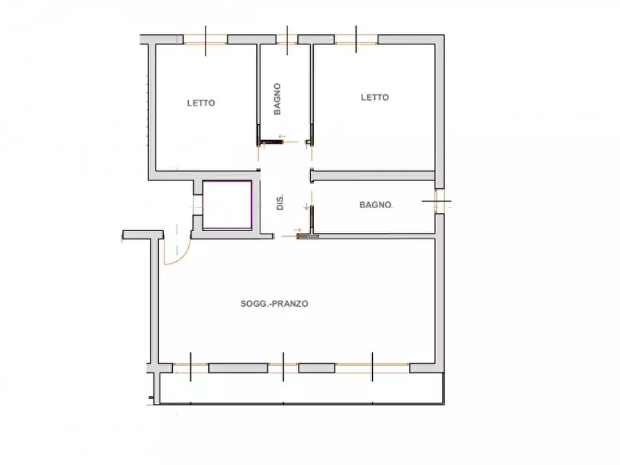 Immagine 6 di Appartamento in vendita  in Viale Tirreno a Chioggia