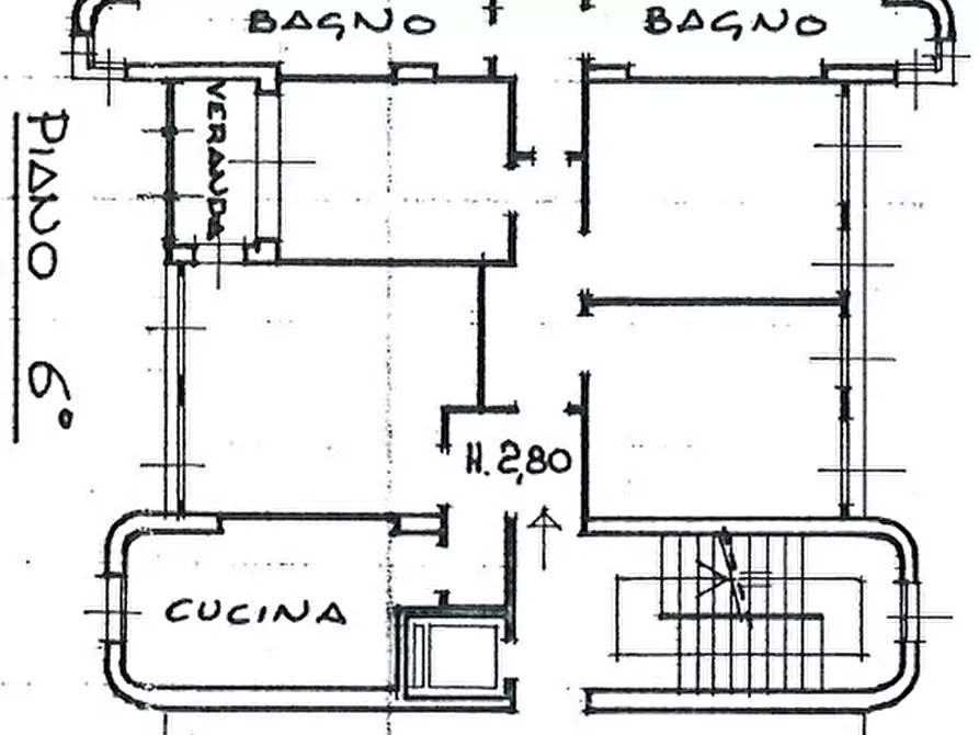 Immagine 22 di Appartamento in vendita  in via goethe a Bologna