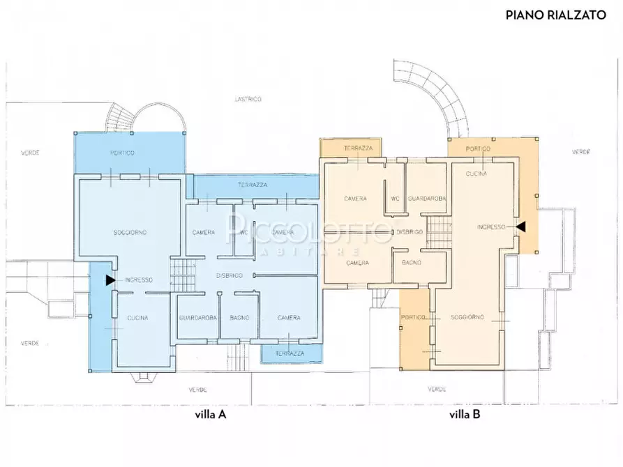 Immagine 36 di Villa in vendita  in via Meucci a Salzano