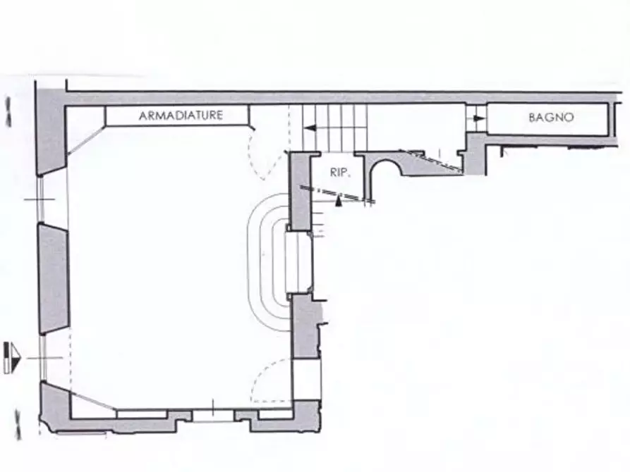 Immagine 9 di Negozio in affitto  in VIA MANZONI ALESSANDRO a Milano