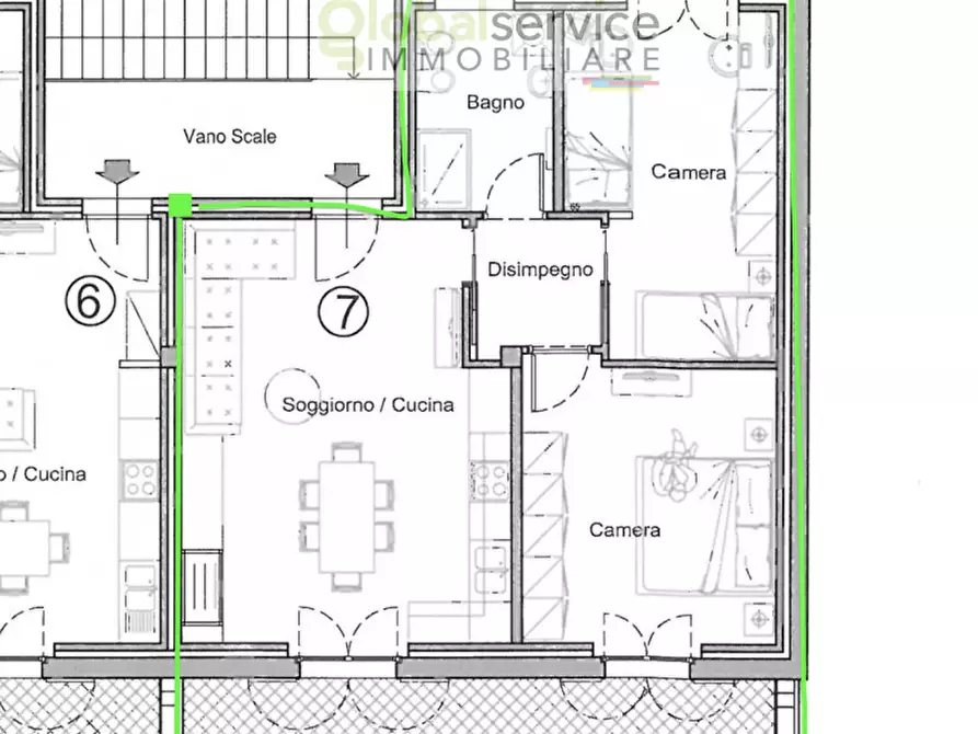 Immagine 21 di Appartamento in vendita  in Via San Germano, 1 a Calcinato