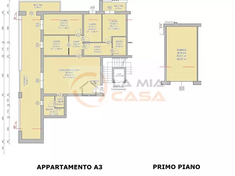 Immagine 8 di Appartamento in vendita  in Via Roma Albignasego a Albignasego