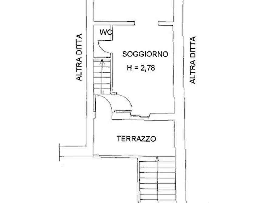 Immagine 28 di Villetta a schiera in vendita  in Via Santa Maria a Castiglione Del Lago