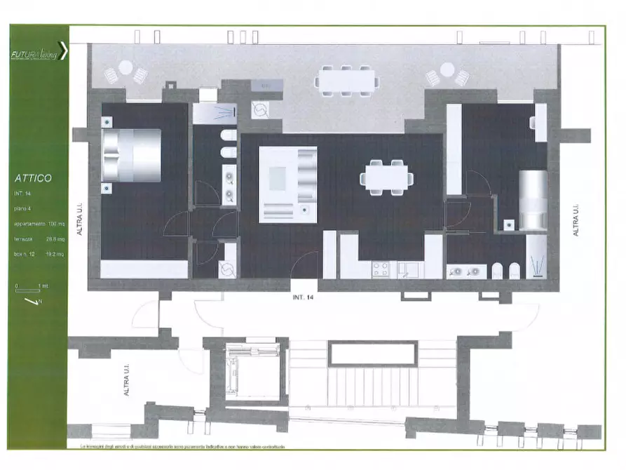 Immagine 14 di Attico in vendita  in Via John Cage a Bologna