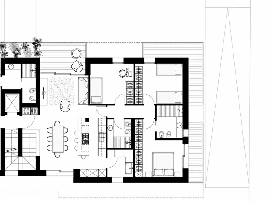 Immagine 11 di Attico in vendita  in Viale della repubblica Dueville a Dueville