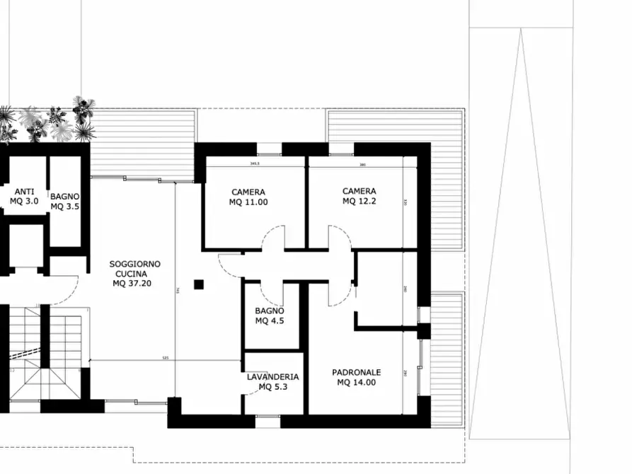 Immagine 12 di Attico in vendita  in Viale della repubblica Dueville a Dueville