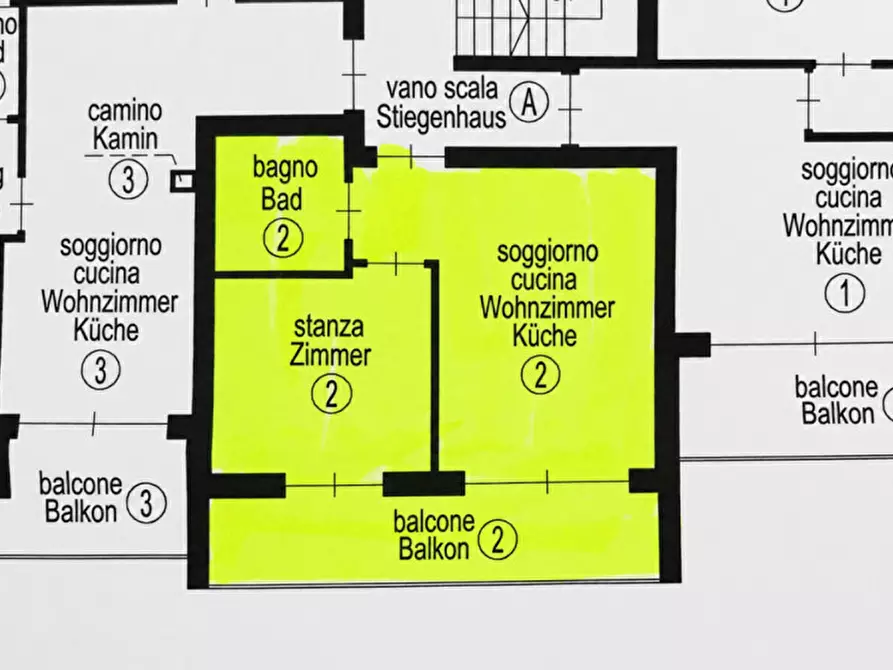 Immagine 19 di Appartamento in vendita  in via dolomiti 27 a Trodena .Truden.