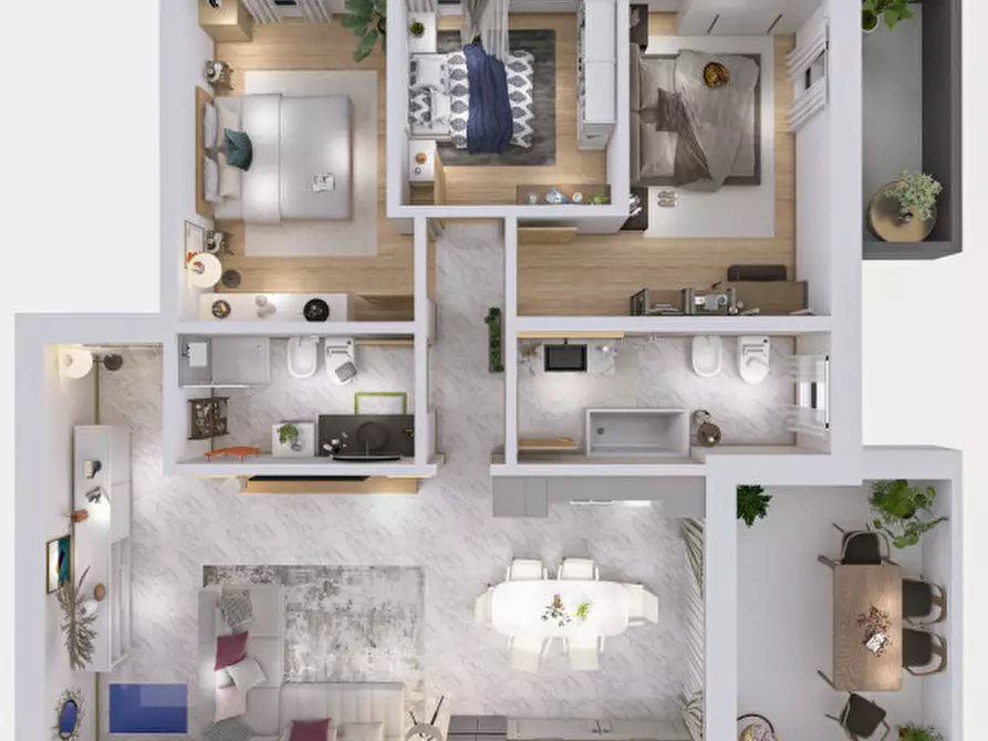 Immagine 21 di Appartamento in vendita  in Tombolo a Tombolo