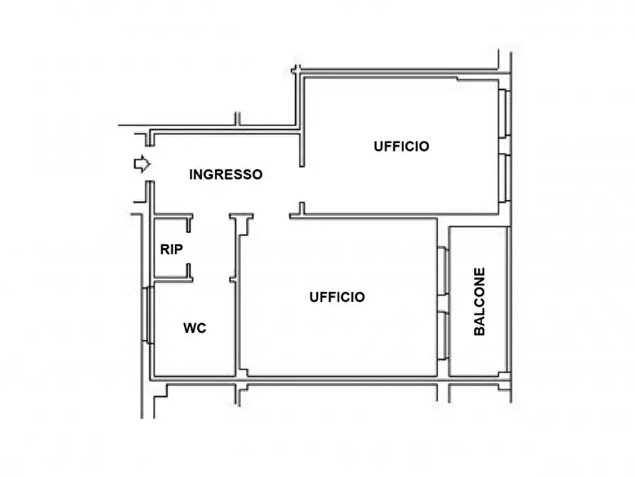 Immagine 1 di Ufficio in vendita  in Via Antonio Pacinotti, N. 5 a Viterbo