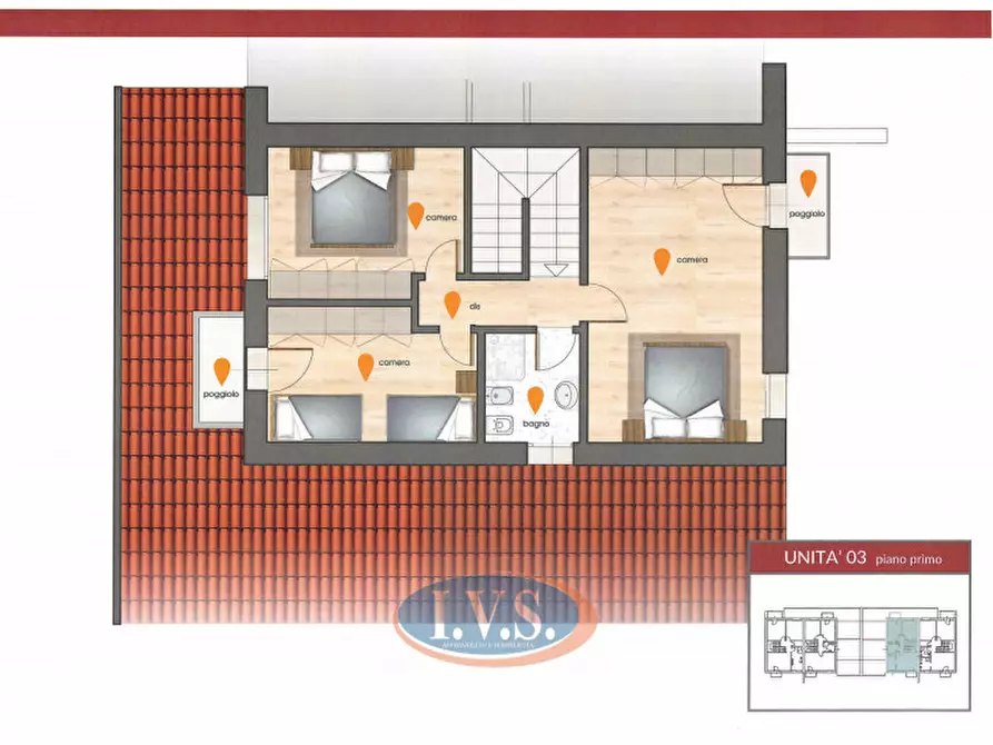 Immagine 10 di Casa bifamiliare in vendita  in Via roma 2 a Montegaldella