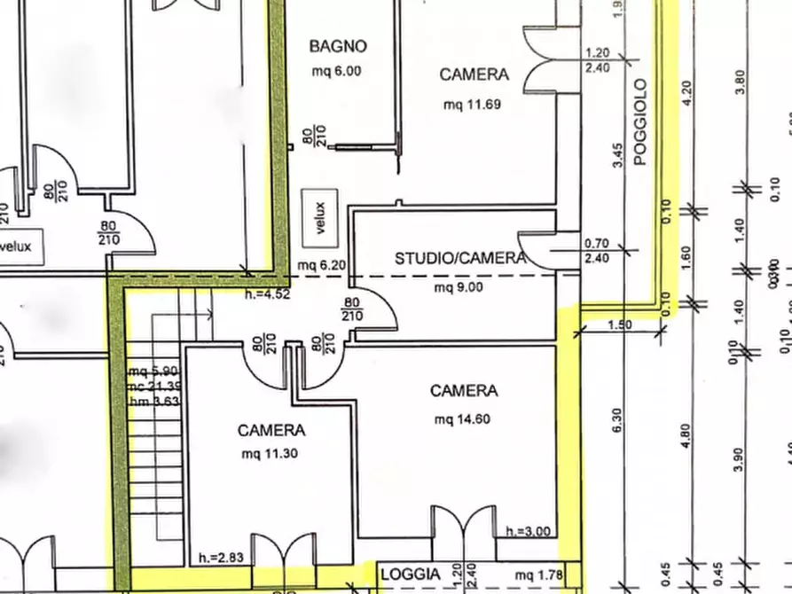 Immagine 28 di Villetta a schiera in vendita  in Via Sant'Andrea a Albignasego