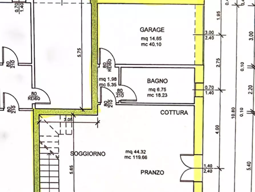 Immagine 30 di Villetta a schiera in vendita  in Via Sant'Andrea a Albignasego