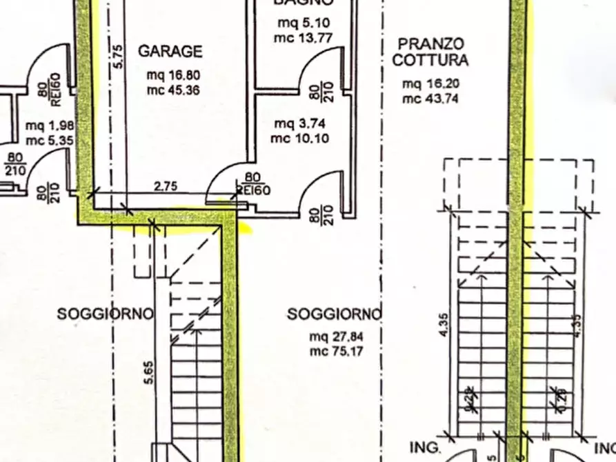 Immagine 31 di Villetta a schiera in vendita  in Via Schiavon a Albignasego