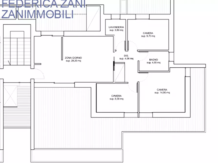 Immagine 4 di Appartamento in vendita  in Via San Pio X a Castelfranco Veneto