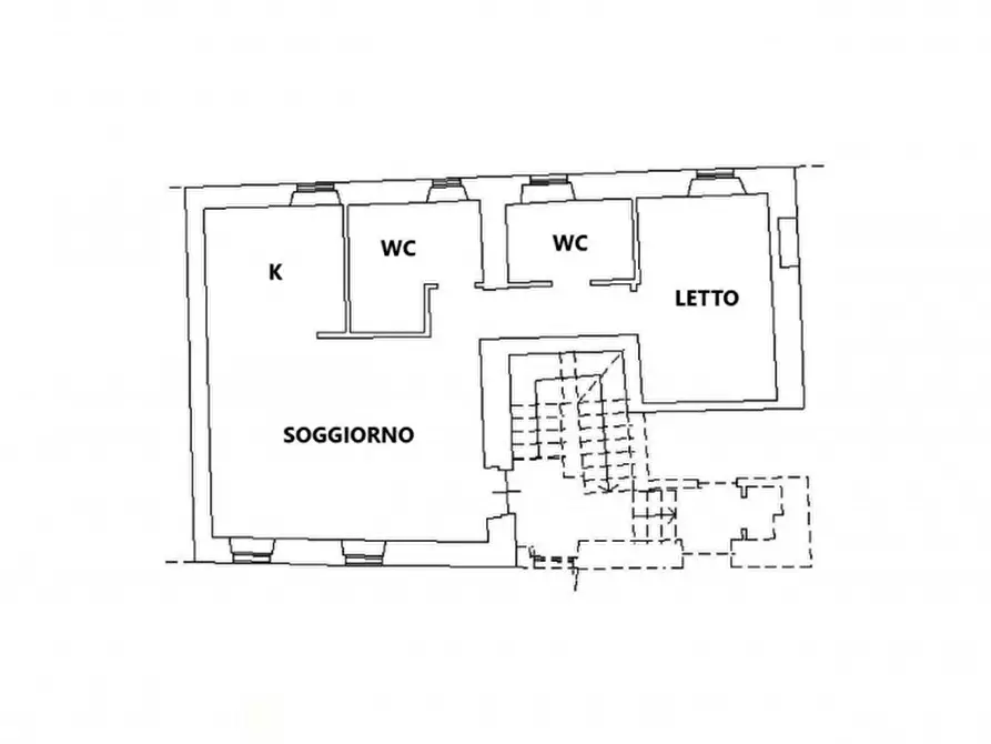 Immagine 14 di Appartamento in vendita  in Via Antonio Gramsci, N. 50 a Foligno