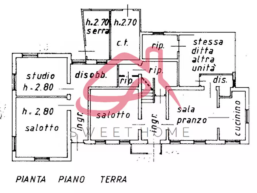 Immagine 17 di Villa in vendita  in Via Vecchia Trevigiana a Conegliano