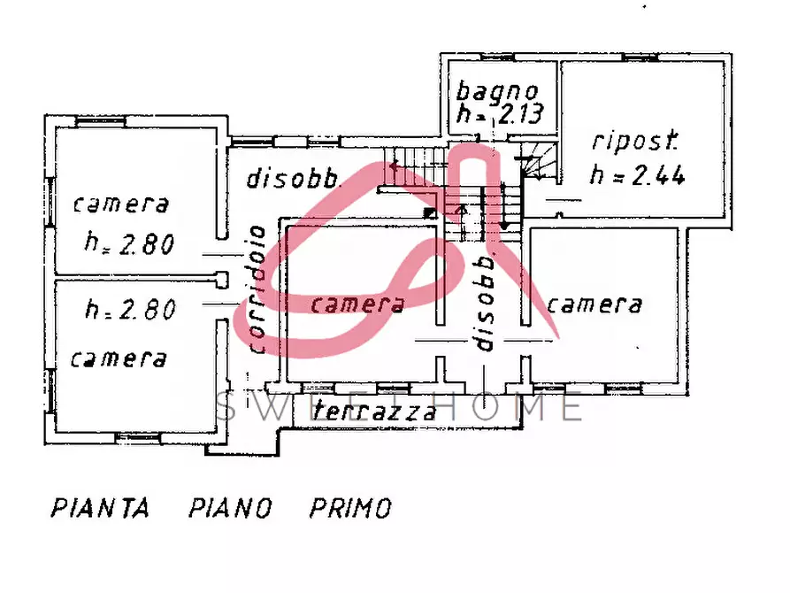 Immagine 19 di Villa in vendita  in Via Vecchia Trevigiana a Conegliano