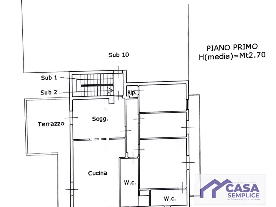 Immagine 24 di Appartamento in vendita  in fondo La Mantia a Monreale