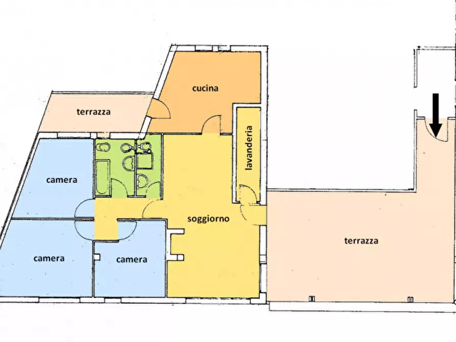 Immagine 23 di Appartamento in vendita  in Piazzetta Podgora 19 a Castelfranco Veneto