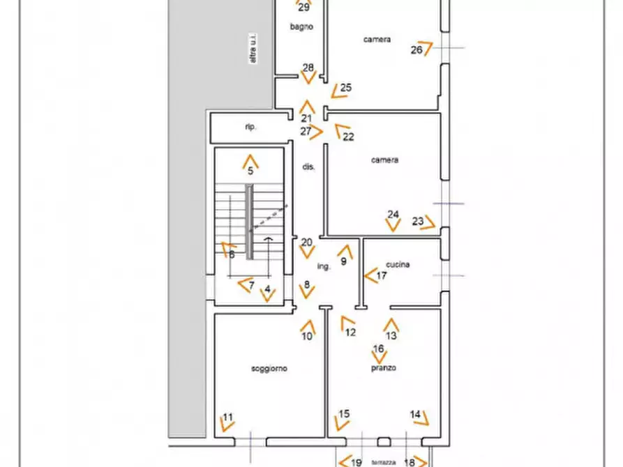 Immagine 1 di Appartamento in vendita  in Via Cesare Battisti a Fucecchio