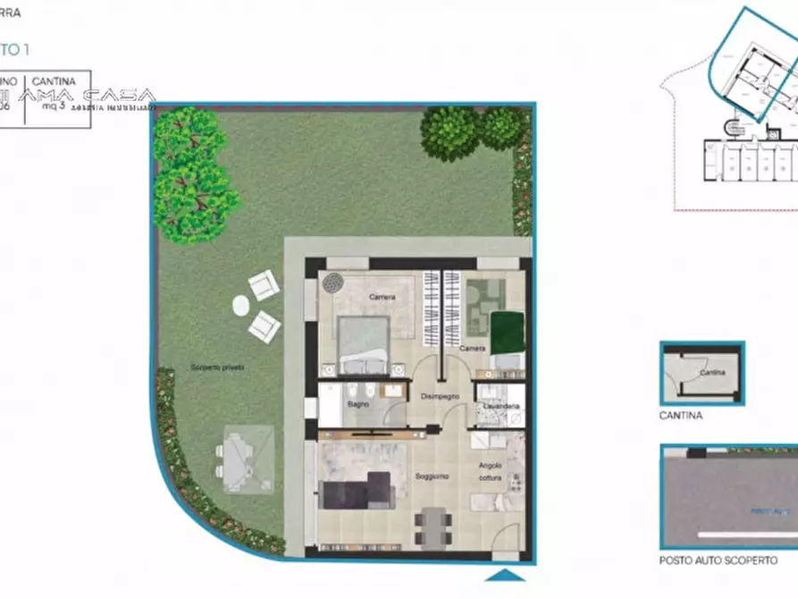 Immagine 7 di Appartamento in vendita  in Via degli Abeti a Pesaro