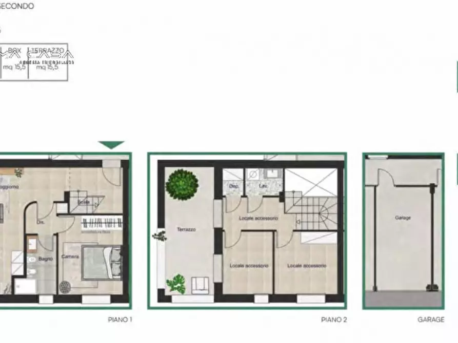 Immagine 9 di Appartamento in vendita  in via degli abeti a Pesaro