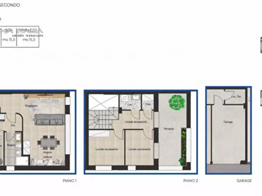 Immagine 9 di Appartamento in vendita  in via degli abeti a Pesaro