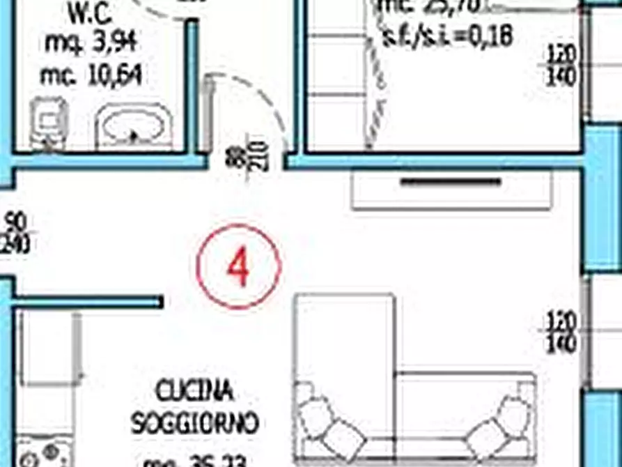 Immagine 7 di Appartamento in vendita  a Rovolon