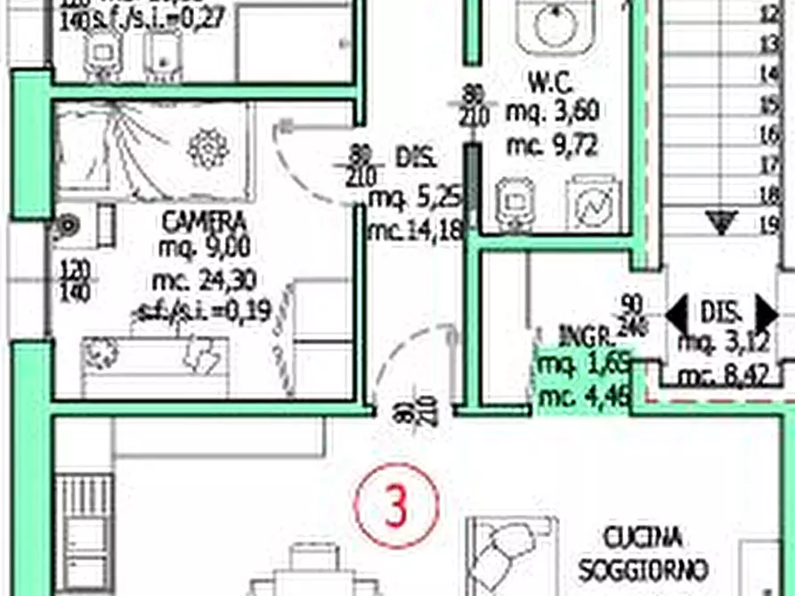 Immagine 7 di Appartamento in vendita  a Rovolon