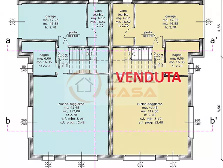 Immagine 10 di Casa bifamiliare in vendita  in Viale Chiesa - Campolongo Maggiore (VE) a Campolongo Maggiore