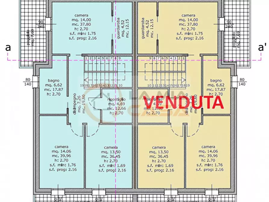 Immagine 11 di Casa bifamiliare in vendita  in Viale Chiesa - Campolongo Maggiore (VE) a Campolongo Maggiore