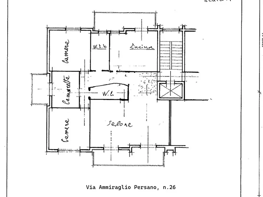 Immagine 32 di Appartamento in vendita  in Via Ammiraglio Persano 24 a Palermo