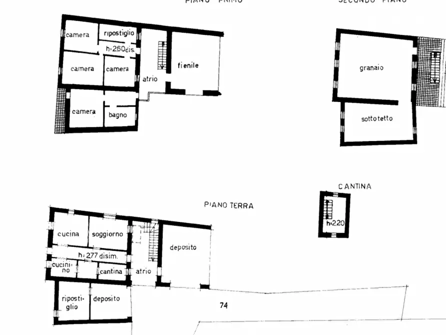 Immagine 15 di Villetta a schiera in vendita  in Via Duca d'Aosta n.8 a Mereto Di Tomba