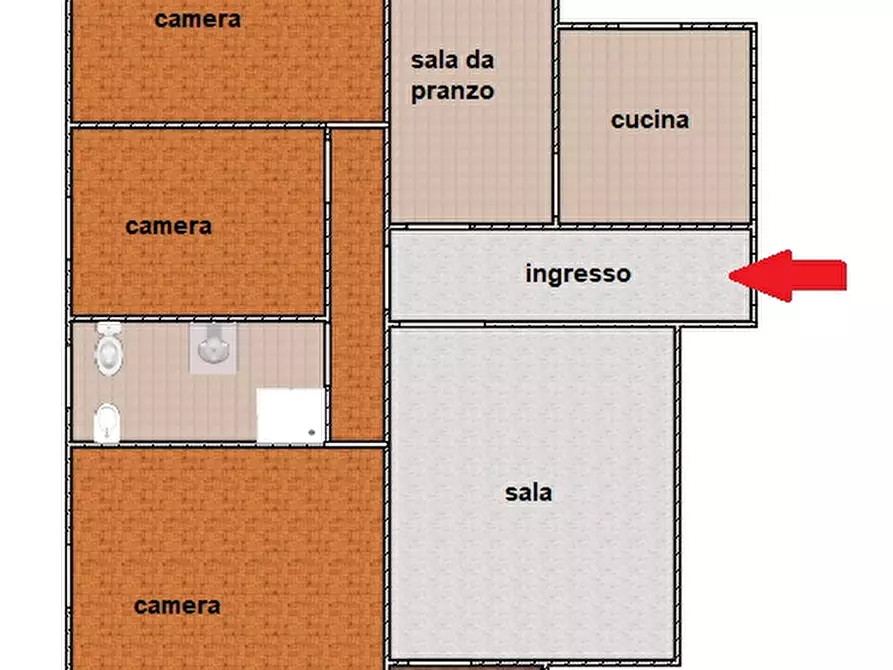 Immagine 22 di Appartamento in vendita  in via della resistenza a Imola