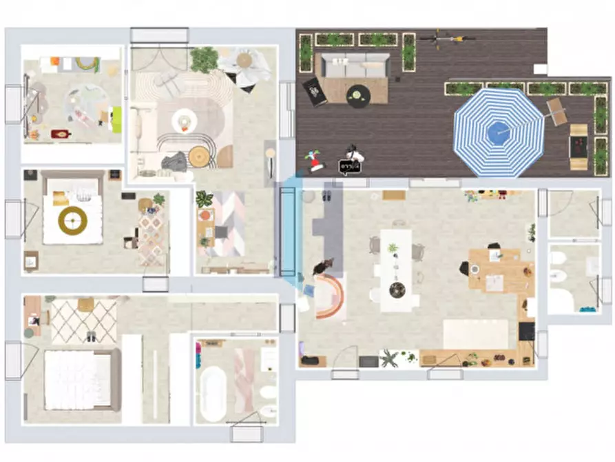 Immagine 2 di Appartamento in vendita  in Via San Gallo a Botticino